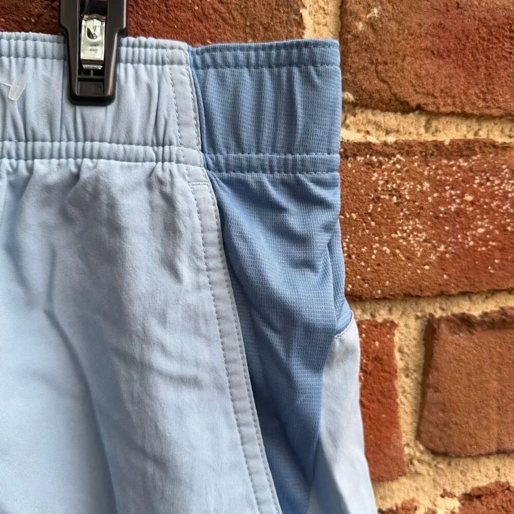 The North Face Men's Drawstring Athletic Pull-on Shorts Two-tone Blue XL NEW